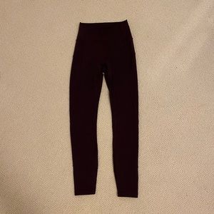 LULULEMON maroon leggings